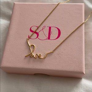 Stella & Dot LOVE necklace